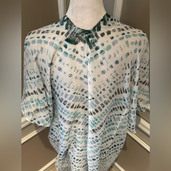 NWT Women’s Bohemian pattern print kimono - one size - Picture 5 of 6